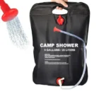 Saco de duche de 20 l para acampamento selvagem – duche solar portátil